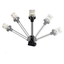 12V 24V Boat Stern Light - White LED Anchor Light for Boat Pontoon