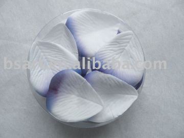 Wedding Decoration White Artificial Silk Fabric Rose Petals