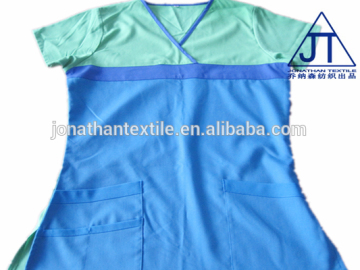 2016 fashion medical scrubs uniforms , tunics with contrast color