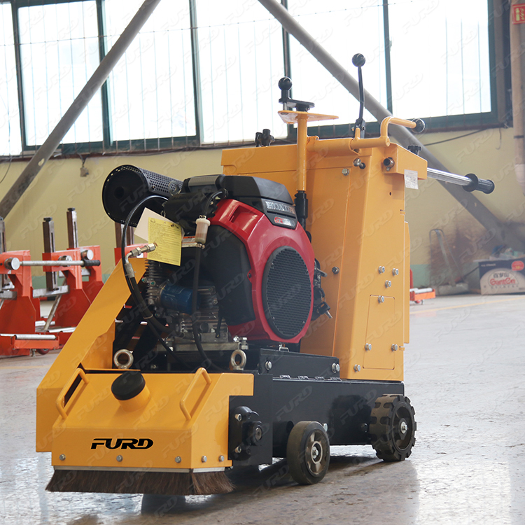 Gasoline Road Milling Machine Portable Mini Walk-Behind Concrete Scarifier for sale