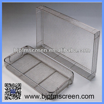 high quality disinfect basket/metal basket/stainless steel wire basket