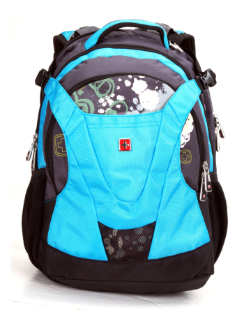 Swisswin fashion backpack with audio pocket