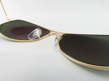 Golden Frame Ray Ban Rb3362 Cockpit Sunglasses Rb3362 Crystal Green Gradient Lens 59mm