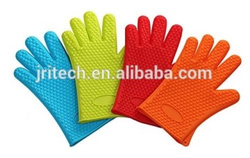 Heat Resistant Silicone BBQ Gloves, Silicone Kitchen Gloves, Silicone Cooking Gloves, Silicone Oven Gloves