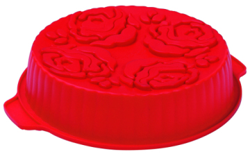 Silicone bakeware -With rose desig