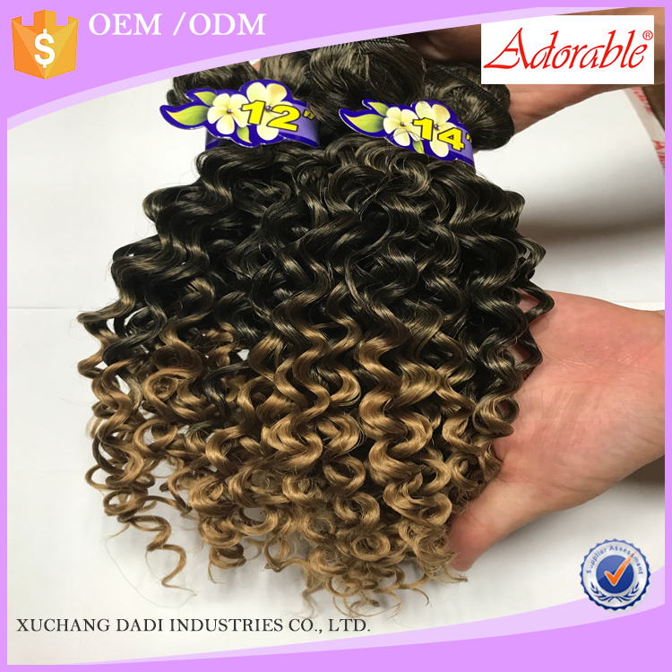 The best color chart synthetic hair cheap weft asian bulk