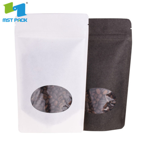 Biodegradable 100% Recicle Kraft Paper Window Bakery Food Bag