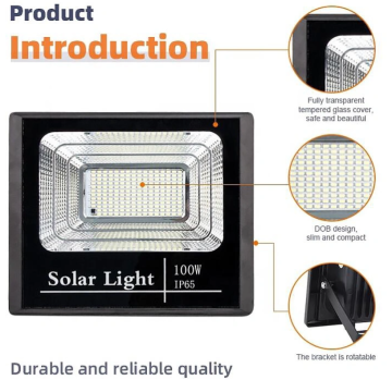 Adjustable Bright Solar Powered LED Flood Light