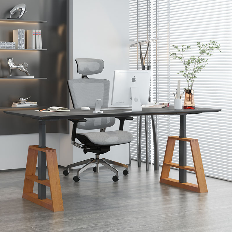 Home Office Sente-se Stand Lifting Ajustável Standing Secretária