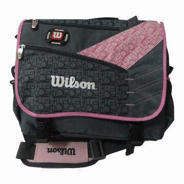 Messenger Bag of Wilson Design with Laptop Compartment, Shoulder Pad