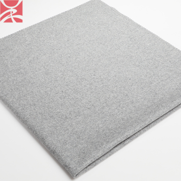 melton 50% wool 50% Polyester plain fabric