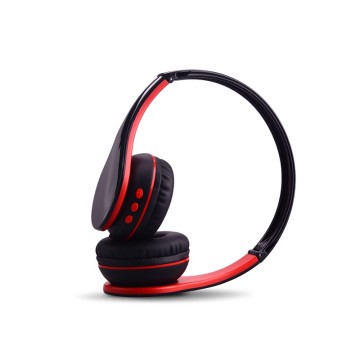 wireless headset with fm radio mic bluetooth headset sport headphones