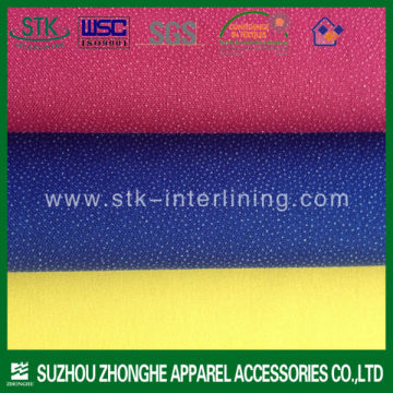 Colorful fusing interlining fabric for garment