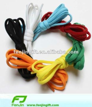 colorful oval sports shoelaces