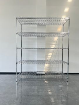 Heavy Duty Chrome Wire Shelving System