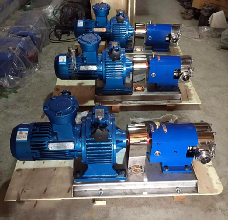 RXZ type self priming flexible rotor pumpCam Rotor Pump for Jam Chocolate Pulp  Honey vane pump Chocolate delivery pump