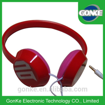 media player headset colorful headphone for baby