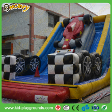Commercial hot 0.55mm pvc tarpaulin inflatable playground slides giant inflatable slide for sale