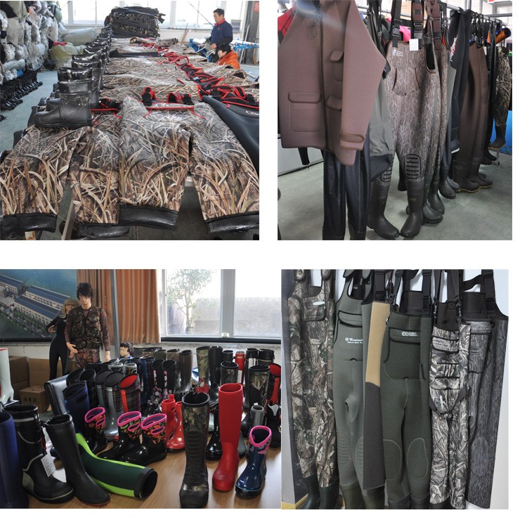 Neoprene Chest Waders Camo Fishing Waders for Men with Boots