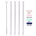 Travel Reusable Straw Silicone Πλένεται