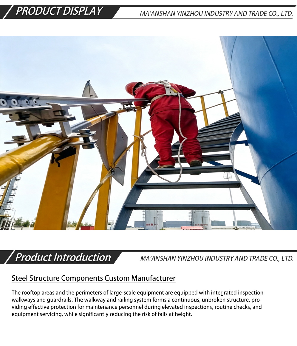 Повышенный стальной инспекционный проход-x Elevated Steel Inspection Walkway-x