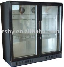 Black bar fridge(hinged door)