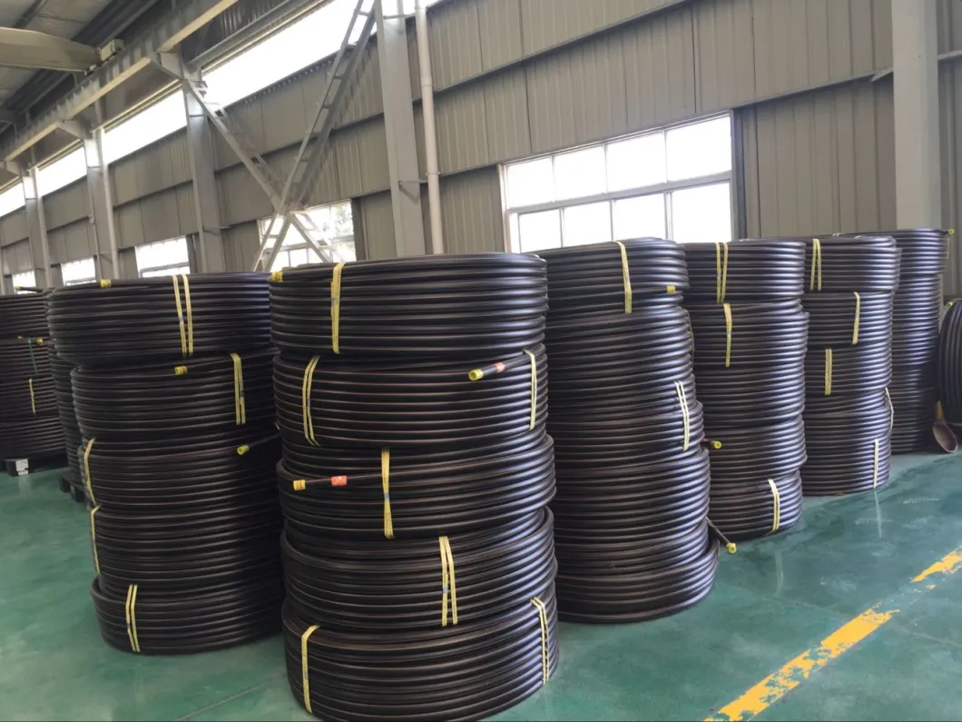 SDR11 Black Color HDPE Plastic Pipe for Water Supply