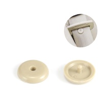 Beige Car Seat Belt Limit Button