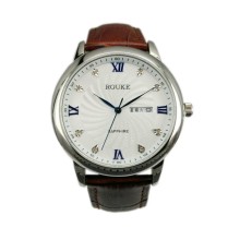 Factory Direct Sapphire Glass Japan Day/Date Movement 3 ATM Waterproof Mens Watch