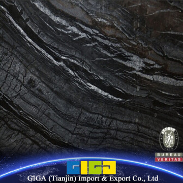 High quality Zebra Black GIGA black 18mm Marble Stone