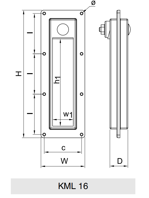 KML Cable Entry Frame