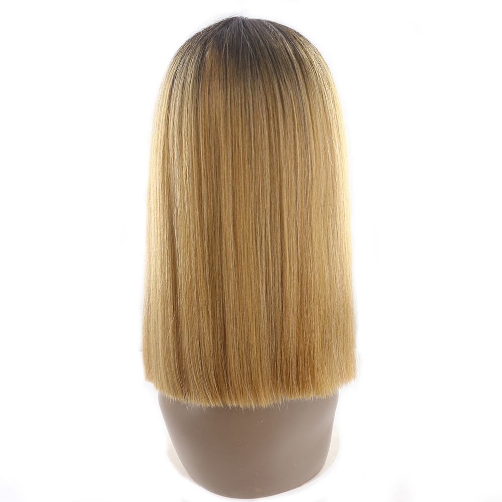 DTL special wig100% synthetic hair machine made women honey silk straight heat resistant soft synthetic wig