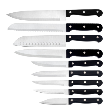 9pcs Kitchen Knife Set with Drawer Collection Block