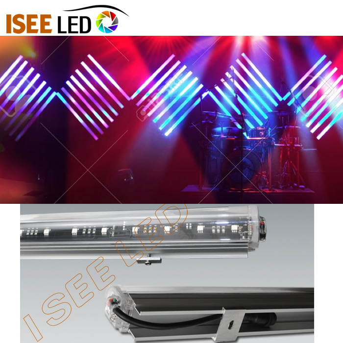 Silm RGB DMX Vhidhiyo Yakatemerwa LED TUBE Light