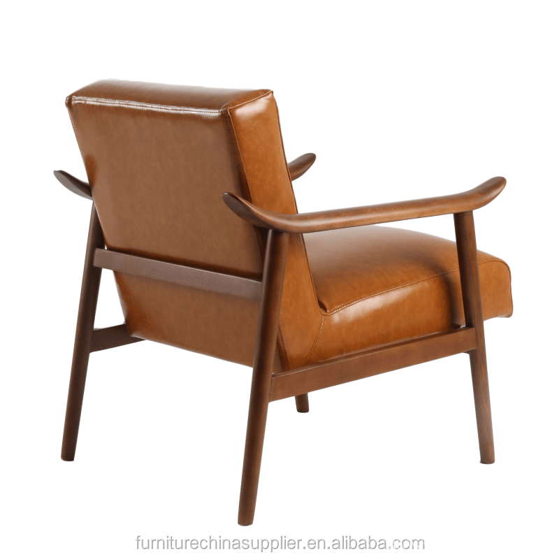 High quality living room furniture Leather armed chair single lounge Sofa chair wholesale