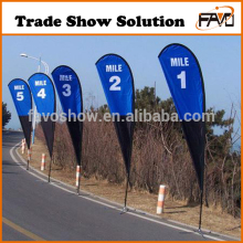 China Factory Cheap Digital Printed 5M Flag Banner Stand