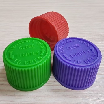 Child Resistant PP Caps with Heat Induction Liners - CRC Pictorial Cap