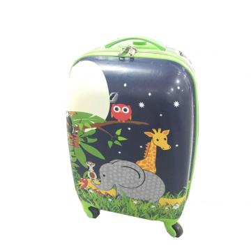 Children PC luggage with animal pattern