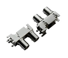 PCB Mount Double Right Angle Jack BNC Connector