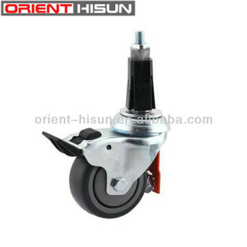 3 Inch Expanding Adapter Stem Swivel Caster Wheel