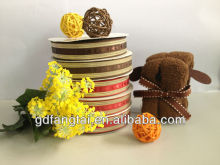 colorful glitter print organza ribbon