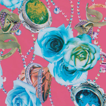 Flower printing material leather transfer film