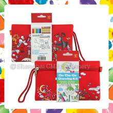 Non-toxic Waterproof Large Pencil Case with Painting Tool for Kids Painting