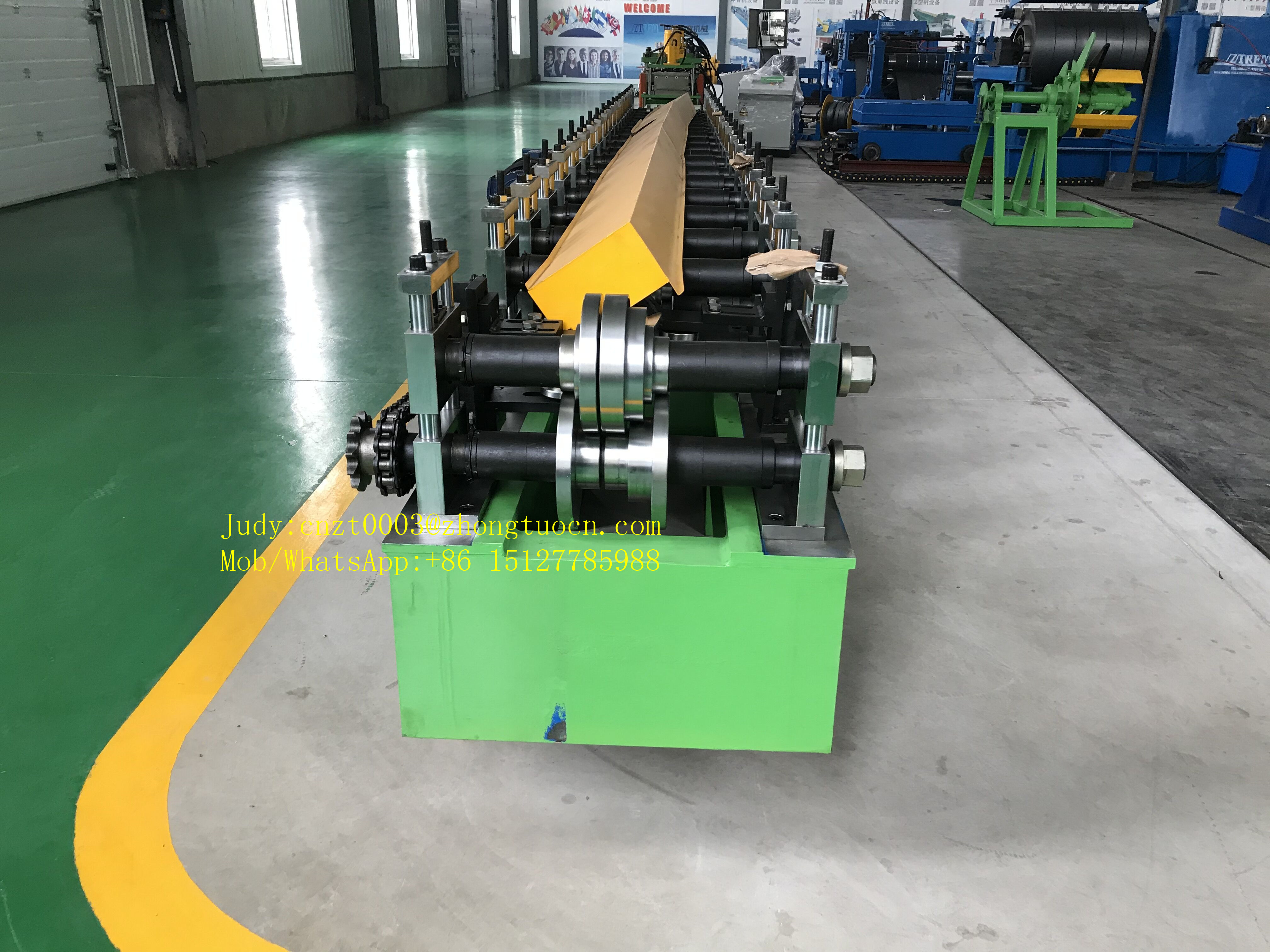 Full automatic Door frame roll forming machine steel door frame making machine