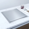 Concealed sink with folding cover