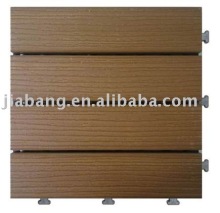 wood imitate outdoor decking with PE base-PS4P30304H