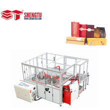 Automatic wine box making machine