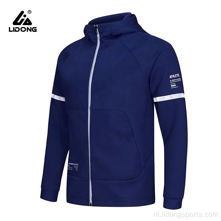 Aangepast logo gestreepte joggers Men Tracksuit