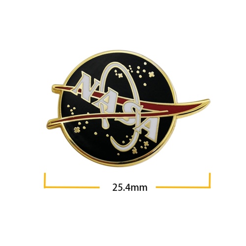 NASA Motivational Custom Hard Enamel Pin Badge