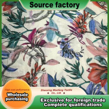 Retro French Pattern 100% Cotton Satin Fabric
